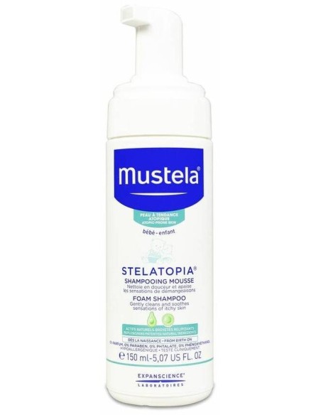 Stelatopia Champu Mousse Bebe-Niño 150Ml. de Mustela
