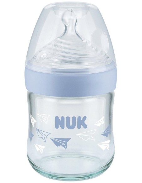 Biberon Nuk Nature Sense Tc Cristal 0-6 S 120Ml. de Nuk
