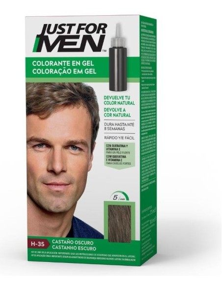 Just For Men 5 Minut Castaño Oscuro H35 de Just For Men