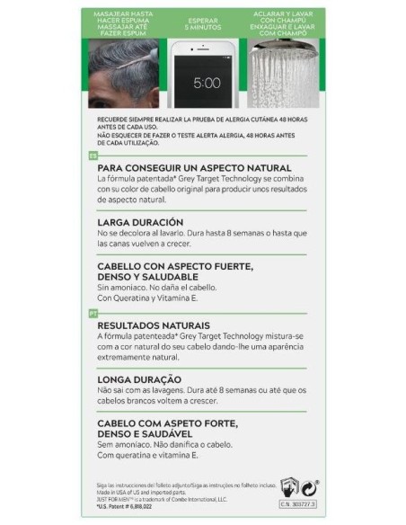 Just For Men 5 Minut Castaño Oscuro H35 de Just For Men