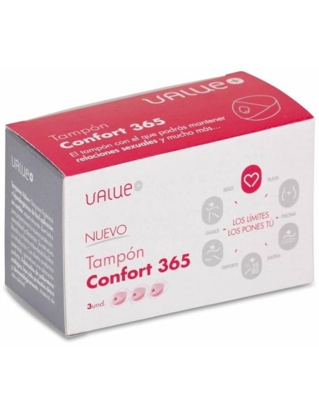 Tampon Confort 365 3 Uds de Value