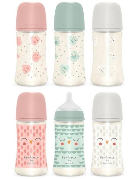 Biberon Prem B/Ancha Sili Redo 3Posi T/U +0M 270Ml de Suavinex