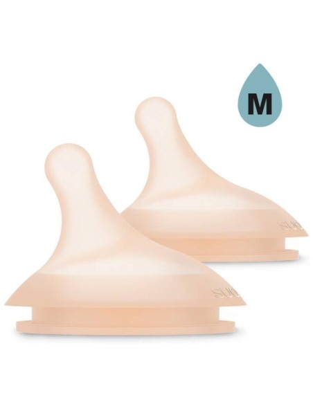 Tetina Zero Antic B/Ancha Sili Flujo Medio 2 Uni de Suavinex