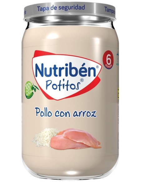 Nutriben Potito Pollo Arroz 235Gr.+6M de Nutriben