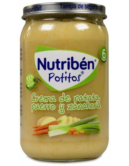 Nutriben Potito Crema Patata-Puerro-Zanahoria 235G de Nutriben