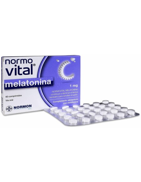 Normovital Melatonina 1Mg 60 Comp Normon