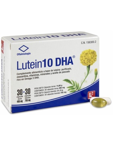 Lutein 10 Dha 30+30 Cápsulas  Ele2Pharma