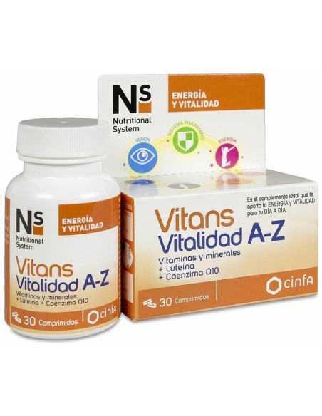 Ns Vitans Vitalidad A-Z 30 Comp de Ns
