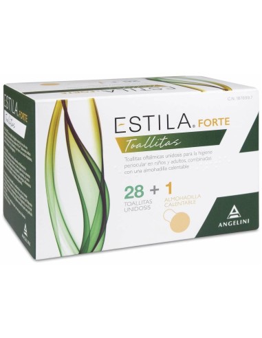 Estila Forte 28 Toallitas + Almohadilla de Estila