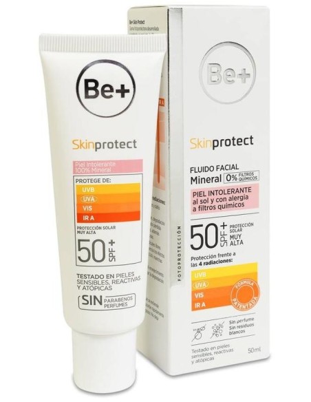 Be+  Mineral Facial P/Intol Spf 50+ Fluido 50Ml de Be+