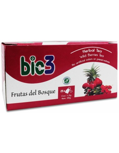 Bie3 Frutas Del Bosque Infusion 25Sbrs. de Bie 3
