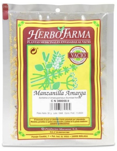 Macoesa Manzanilla Amarga Herbofarma Infusion 30Gr de Macoesa