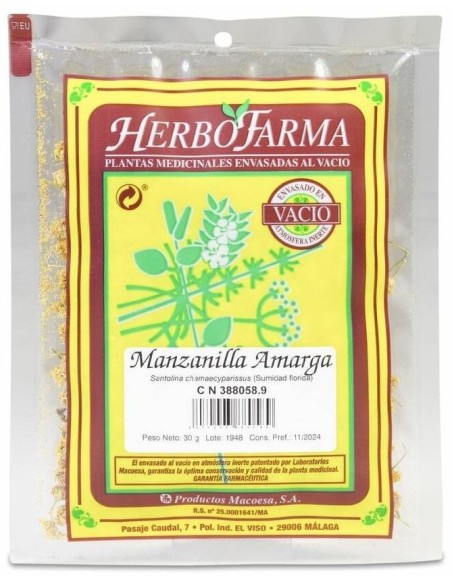 Macoesa Manzanilla Amarga Herbofarma Infusion 30Gr de Macoesa