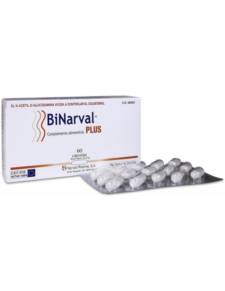 Binarval Plus Z 60Cap. de Narval Pharma, S.A.
