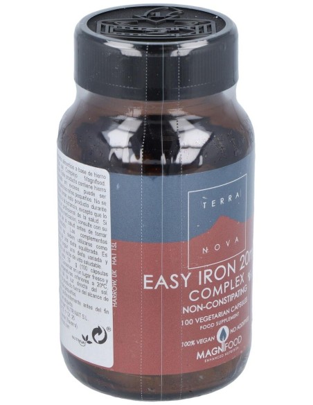 Hierro Bisglicinato 20 Mg Complex 100 Vcáps de Terranova