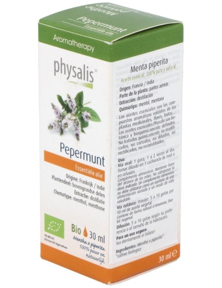 Esencia Menta Piperita 30Ml. Bio de Physalis