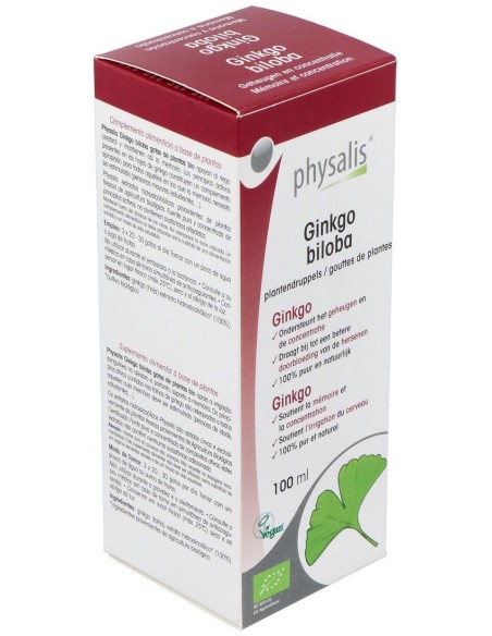 Ext. Ginkgo Biloba 100Ml. Bio de Physalis