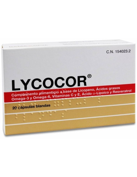 Lycocor 20Cap. Blandas de Alfasigma