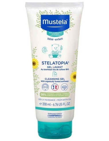 Stelatopia Gel De Baño Bebe-Niño 200Ml. de Mustela