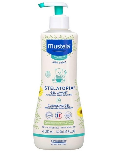 Stelatopia Gel De Baño Bebe-Niño 500Ml. de Mustela