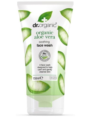 Limpiador Facial Cremoso Aloe Vera 150Ml de Dr. Organic