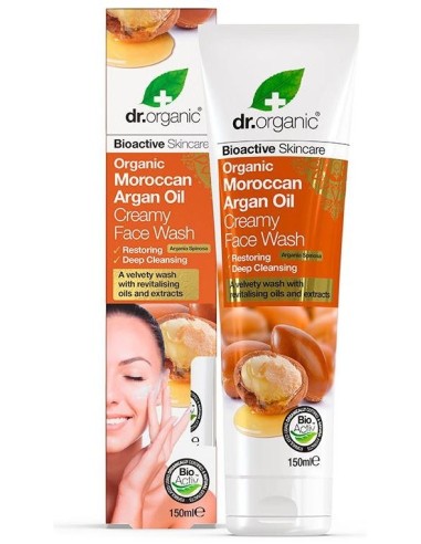 Limpiador Facial Piel Normal-Seca Argan 150Ml de Dr. Organic