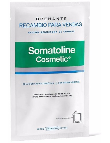 Somatoline Vendas Reductoras Drenantes Recambio 6U de Somatoline