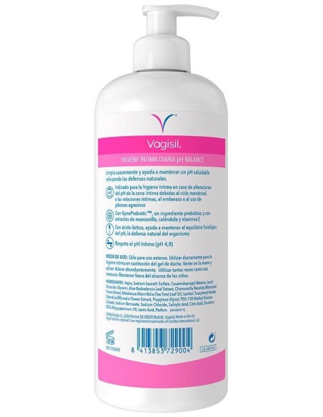 Vagisil Higiene Intima Ph Balance 500 Ml de Vagisil