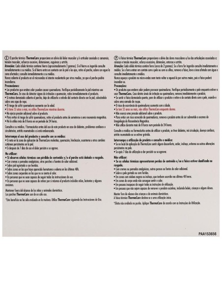 Thermacare Parche Cuello-Hombro 6Ud. de Thermacare