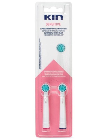 Recambio Cepillo Elec Kin Sensitive 2Ud de Kin