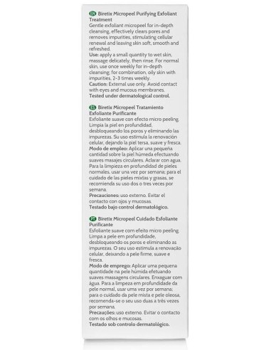 Biretix Micropeel Tratamiento Exfoliante 50Ml. de Biretix