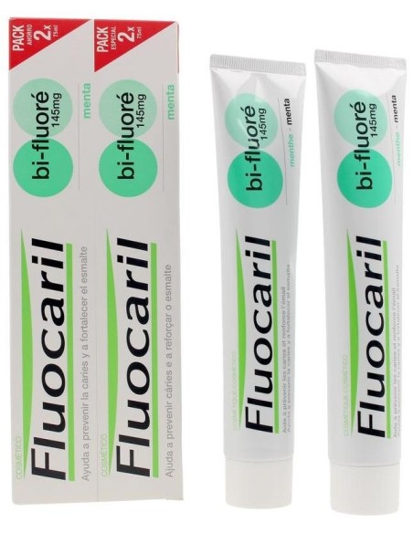 Fluocaril Bi-Fluore Duplo 145Mg. Menta 2X75Ml. de Fluocaril