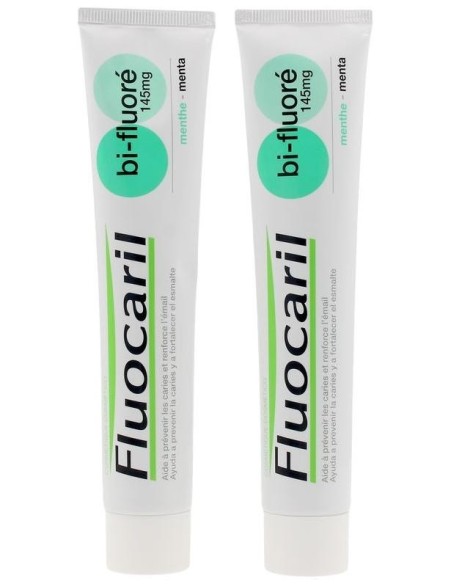 Fluocaril Bi-Fluore Duplo 145Mg. Menta 2X75Ml. de Fluocaril