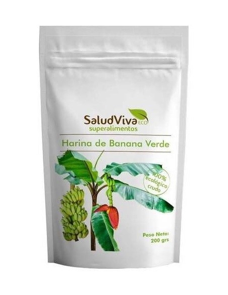 Harina De Banana Verde 200Gr. Bio de Salud Viva