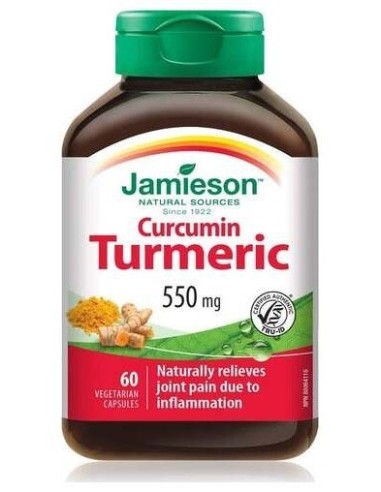 Curcumina Curcuma 550Mg. 60Cap. de Jamieson