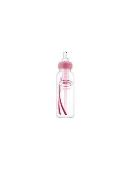 Biberon Options B/Estre Sili Redon +0M 250Ml Rosa de Dr. Brown´S