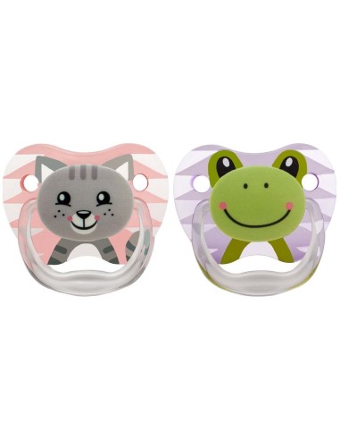 Chupete Prevent Anima Sili Anat T/1 0-6M 2Un Niña de Dr. Brown´S