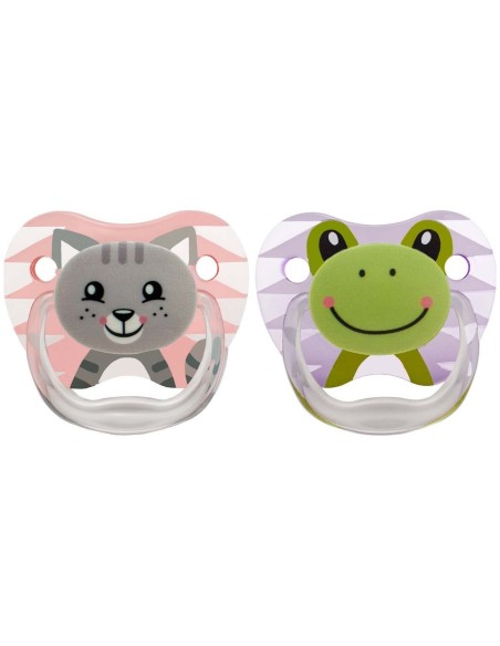 Chupete Prevent Anima Sili Anat T/1 0-6M 2Un Niña de Dr. Brown´S