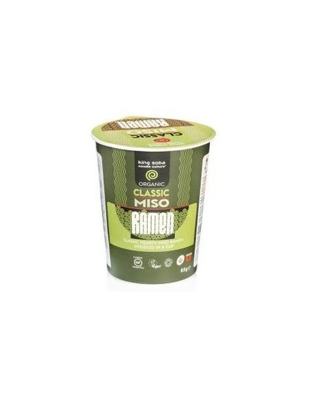 Vaso Sopa Ramen Miso 85Gr. Bio Sg de King Soba