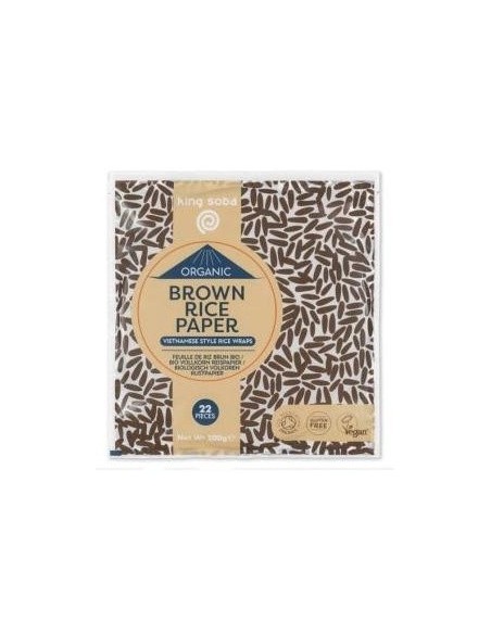 Papel De Arroz Integral 200Gr. Bio de King Soba