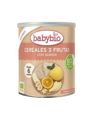 Cereales 3 Frutas  Con Quinoa 6Meses 220Gr Bio S/A de Babybio