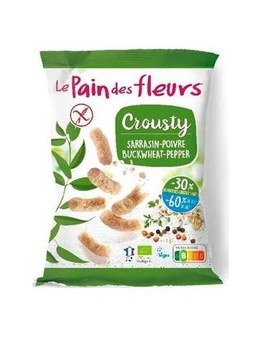 Ganchito Crousty Trigo Sarraceno 75Gr Bio Sg Vegan de Le Pain Des Fleurs