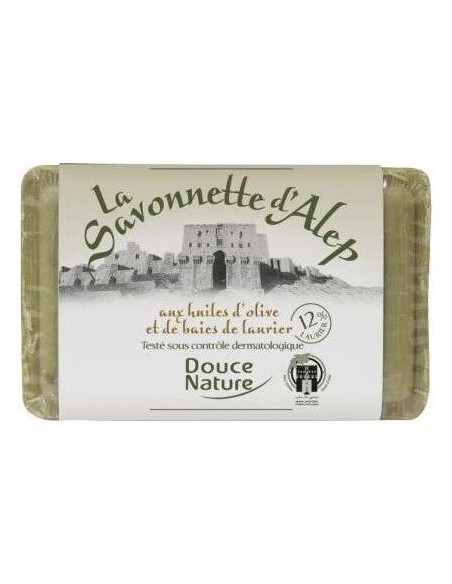 Pastilla De Jabon Alepo 12% Laurel 100Gr. de Douce Nature