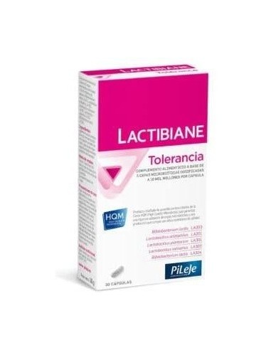 Lactibiane Tolérance  30 cápsulas de Pileje