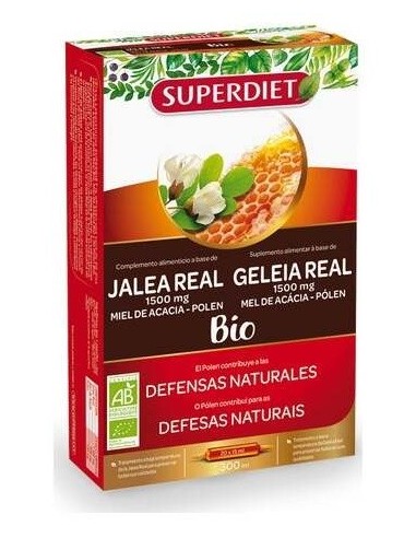Jalea Real Fresca 1500Mg. 20Amp. de Superdiet