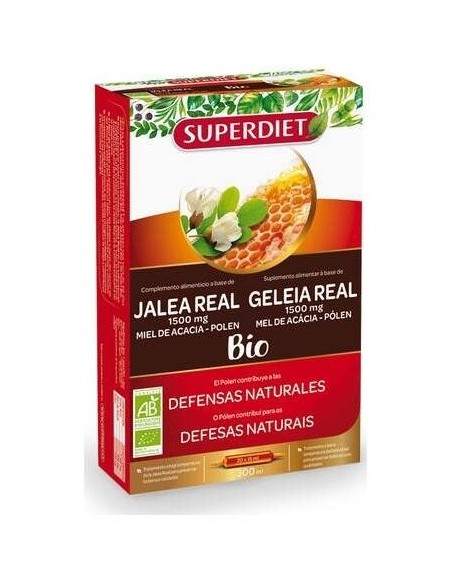Jalea Real Fresca 1500Mg. 20Amp. de Superdiet