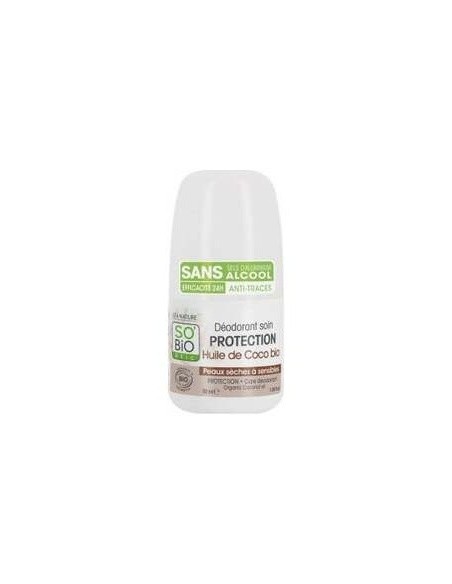 Desodorante Protector 24H Coco Roll-On 50Ml. de So´Bio Etic