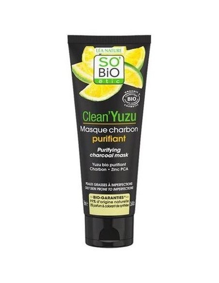 Mascarilla Facial Clean Yuzu Purificante 75Ml. de So´Bio Etic
