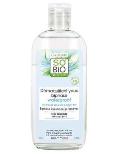 Desmaquillador Ojos Bifasico 100Ml. de So´Bio Etic
