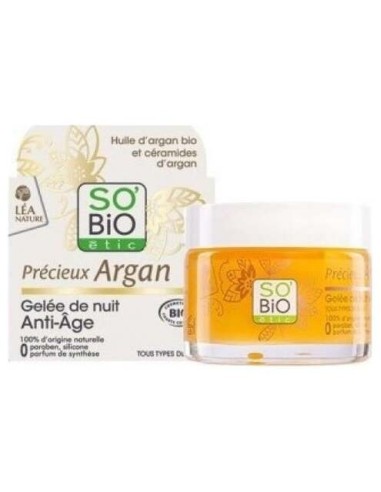 Gel Noche Antiedad Argan 40Ml. Bio de So´Bio Etic